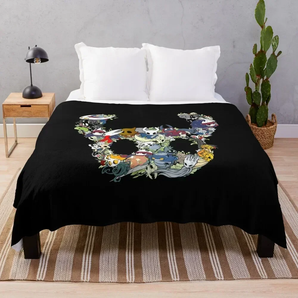 

Hollow Crew (Mask) Throw Blanket Easy Care Comfortable Blanket for Couch