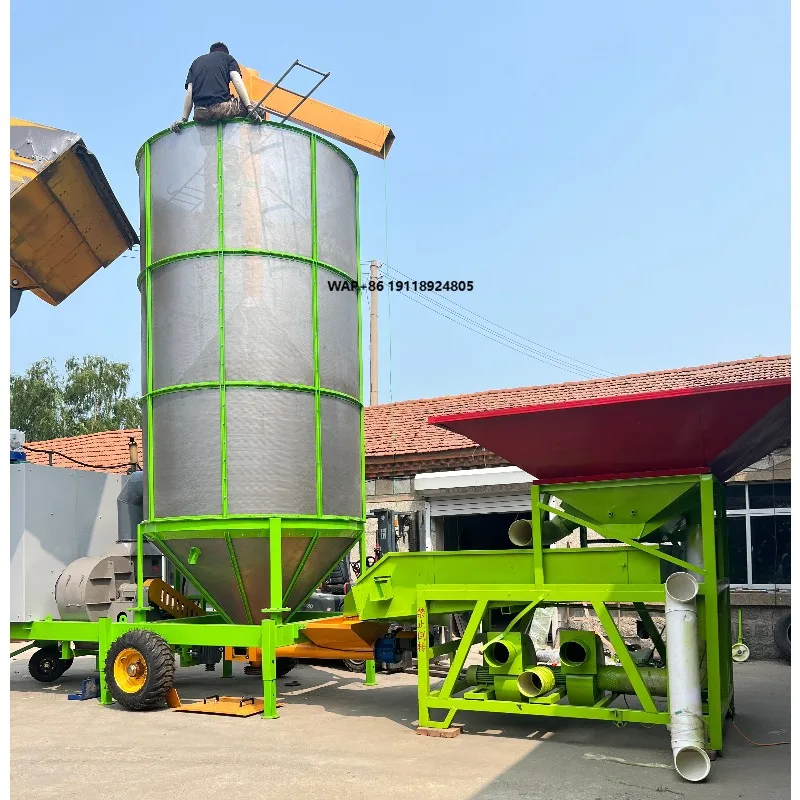 High Capacity 10T Mobile Grain Dryer for Agriculture Corn Dryer Machine Corn Grain Dryer