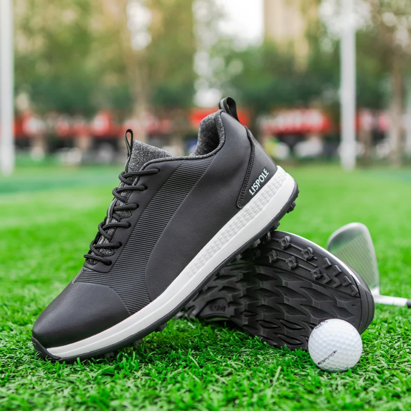 2024 Comfortable Golf Shoes Men Big Size 39-48 Professional Golf Spikeless Sneakers Non-Slip Waterproof Golfer Walking Footwear