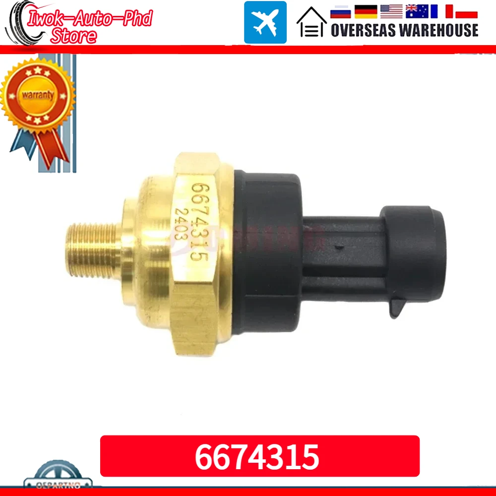 Car Oil Fuel Pressure Sensor Switch 6674316 6684037 6674315 For Bobcat 751 753 763 773 863 864 873 S130 S150 S160 S175 S185
