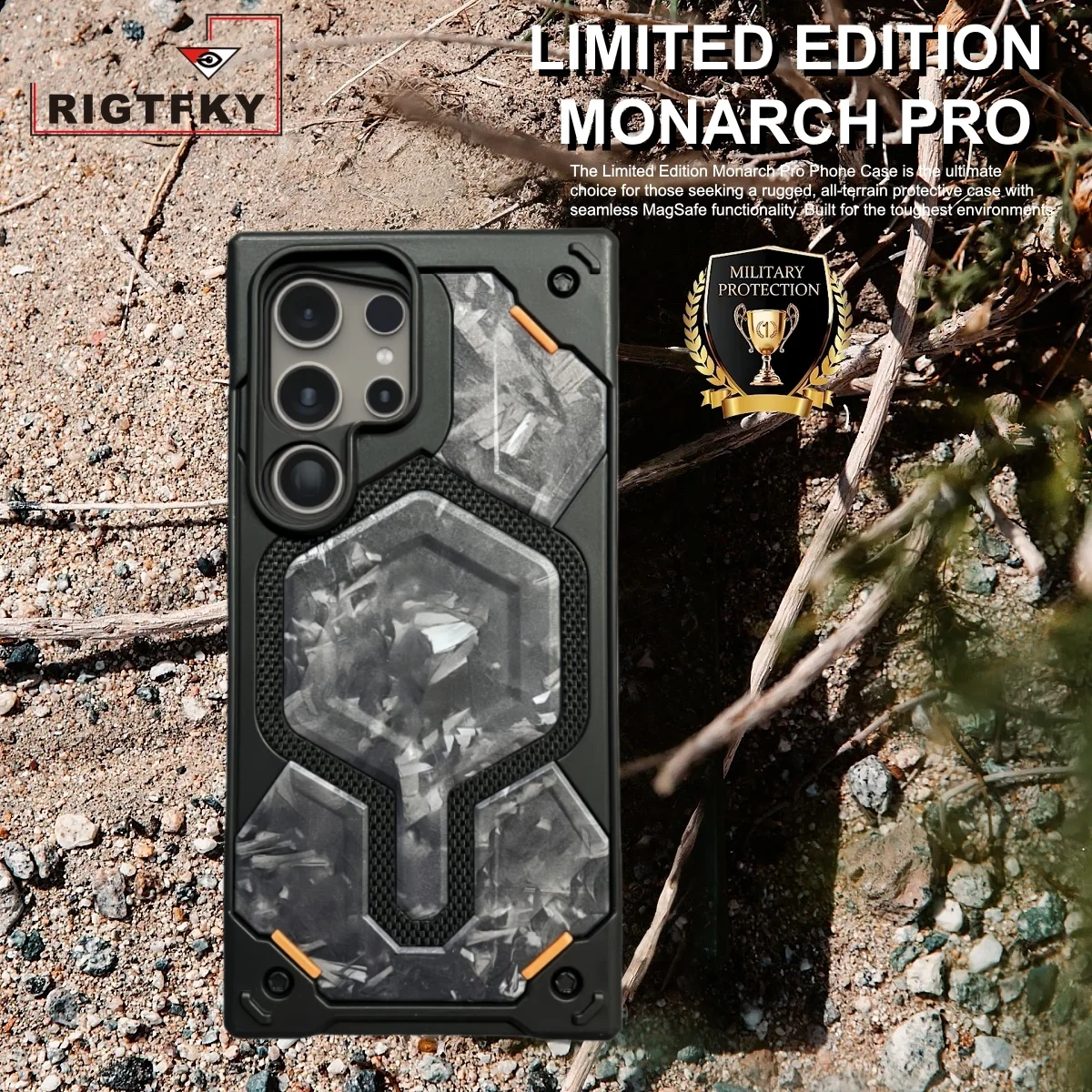 Luxury Heavy Armor Shock Phone Case For Samsung S26 Ultra Pl