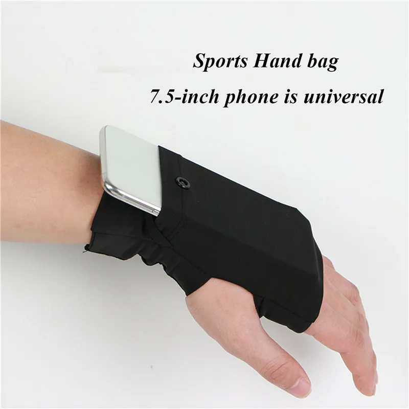 New Running Phone Package Sport Wrist Bag Men Glove Packet Outdoor Gym Cycling Armband Handbags Women Mini Palm Pocket