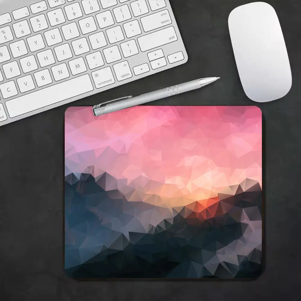 

Geometric abstraction Mouse Pad Gamer Desk Mat Square Gaming Office Accessories Rug Mousepad PC Rubber Keyboard HD Table Mats