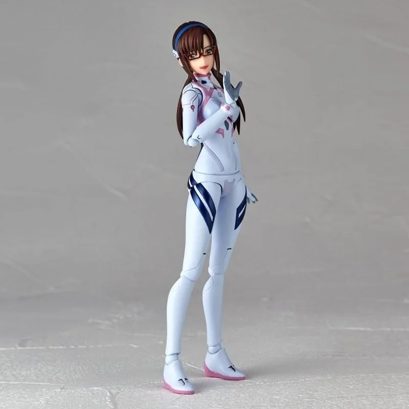 Akham Asylum Style Evangelion Action Figure: Asuka e Mari Makinami in White Battle Suits Modello da collezione Giocattolo Regalo per bambini