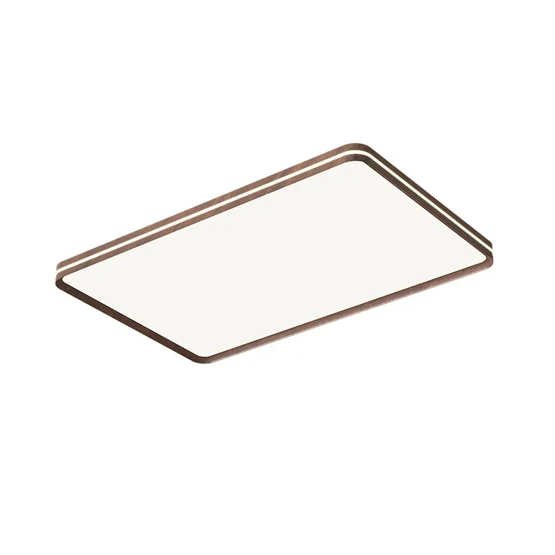 

Retro ceiling lamp, eye protection, simple and advanced sense, medieval walnut lamp