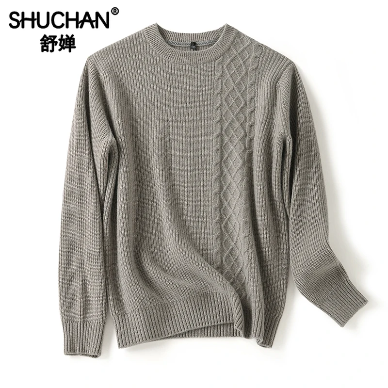 

Men Sweater 100% Cashmere New 2023 Winter Keep Warm Pullover Men Thick （Winter) Business Autumn and Winter