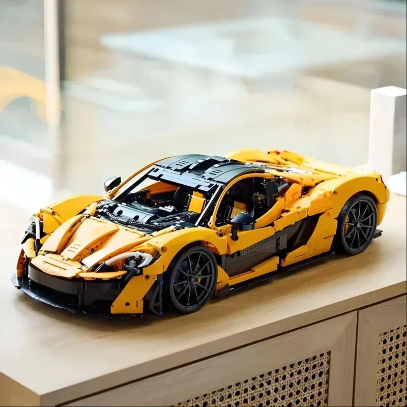 3893 peças blocos de construção técnicos compatíveis 42172 mclaren p1 montar quebra-cabeça modelo carro esportivo brinquedos para meninos presentes de aniversário
