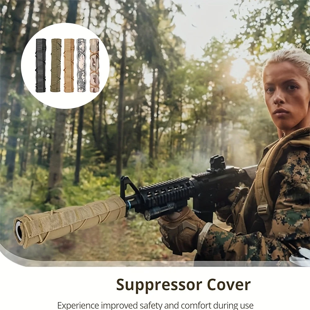 

Tactical Hunting Holster Heat Shield Baffle Protector Noise Reduction Heat Shield Compatible with AK-47 AR-15 308 for Military
