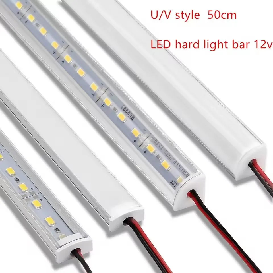 

LED cabinet bar light 5730 5630 36LEDs Kitchen light under furniture 12V DC 50cm profile aluminum led hard strip Linear lights