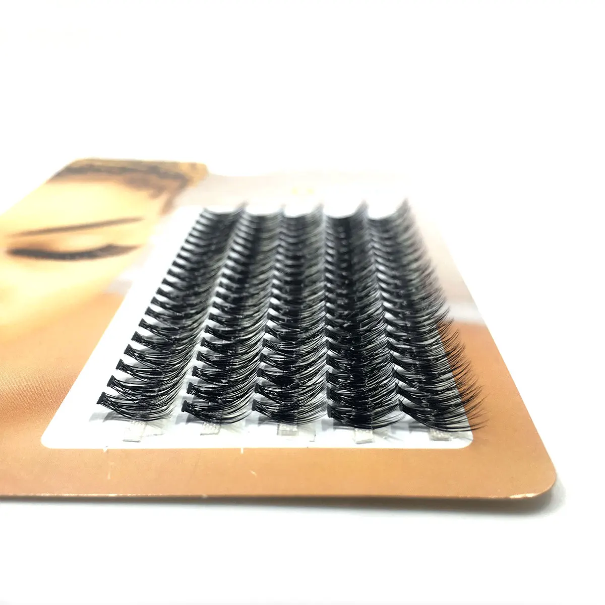 100Pcs Professional Makeup Individual C/D/DD Cluster Eyelashes Grafting False Eyelashes Eyelash Extension Individual Lash Bunch