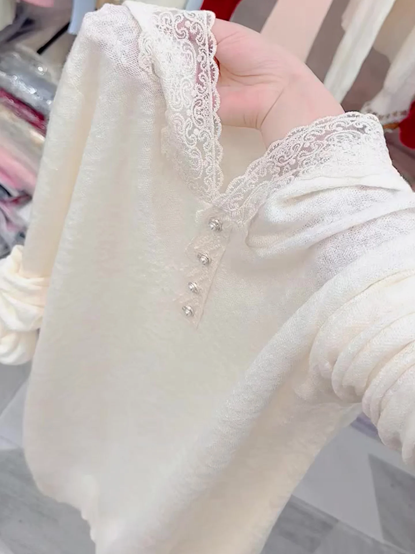 

Faionable Lace Hooded Knitwear Long Sve Women's Top Ele Versatile Autumn 2025 Korean Sle Loose Fit Camere Sweater