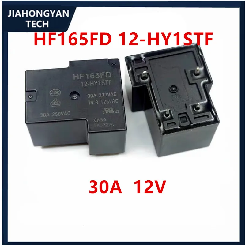 5PCS Original HF165FD/12-HY1STF 12V 30A HF165FD-G/12-HY1STF 5V 12V 40Amacro relay HF165FD-G/24-HY1STFV 24V 40A