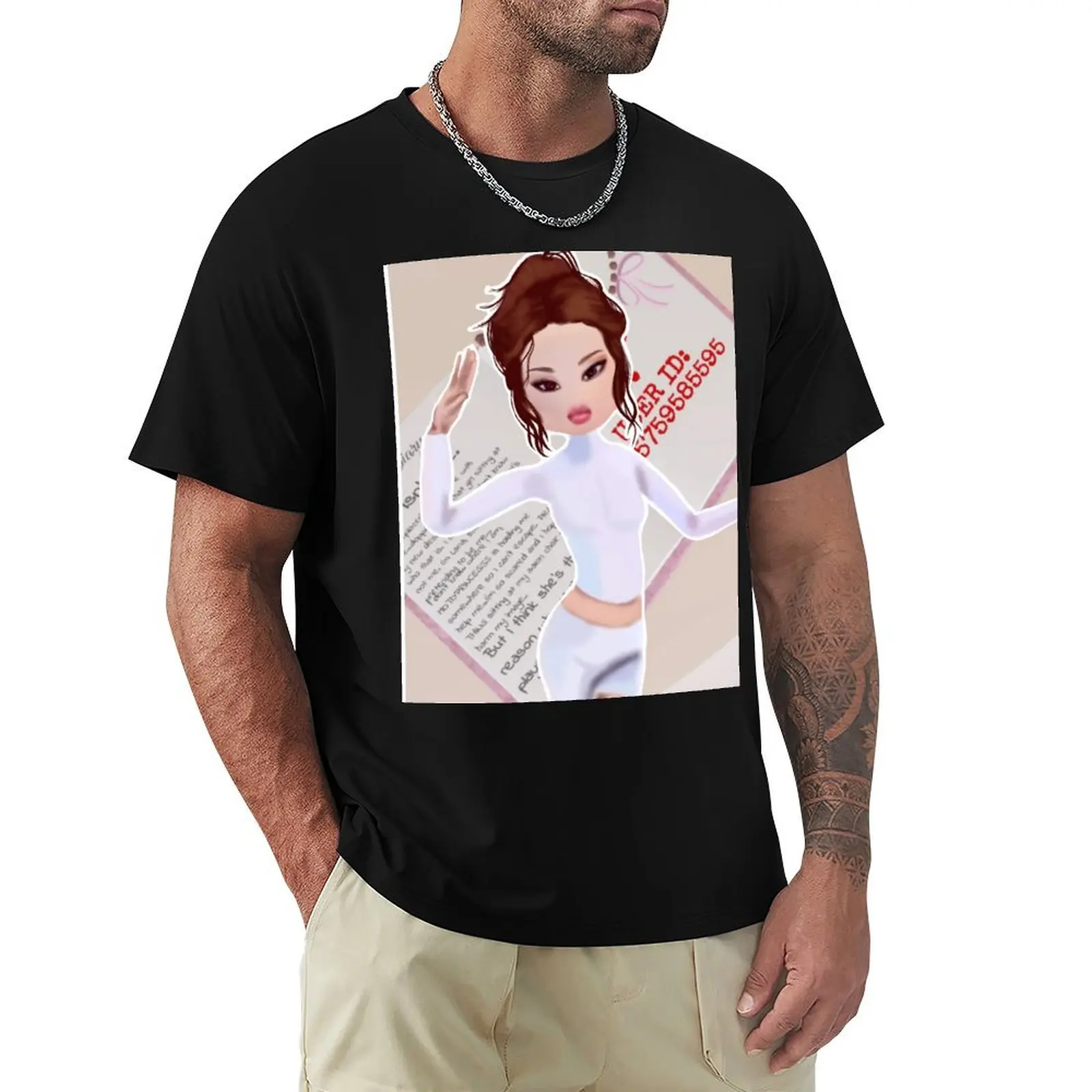 

Dress To Impress Lana T-Shirt heavyweights summer shirt anime tshirt graphics men workout shirt