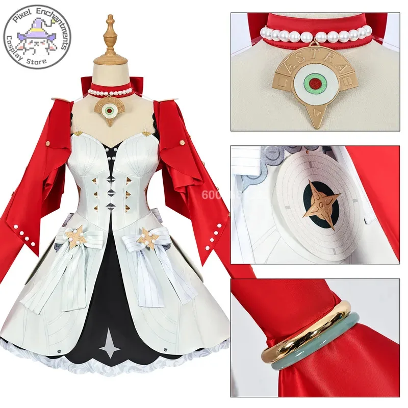 Juego popular Zenless Zone Zero Lyra's songstress Astra Yao disfraz de Cosplay anime vestido para mujer Halloween Comic Con conjunto completo