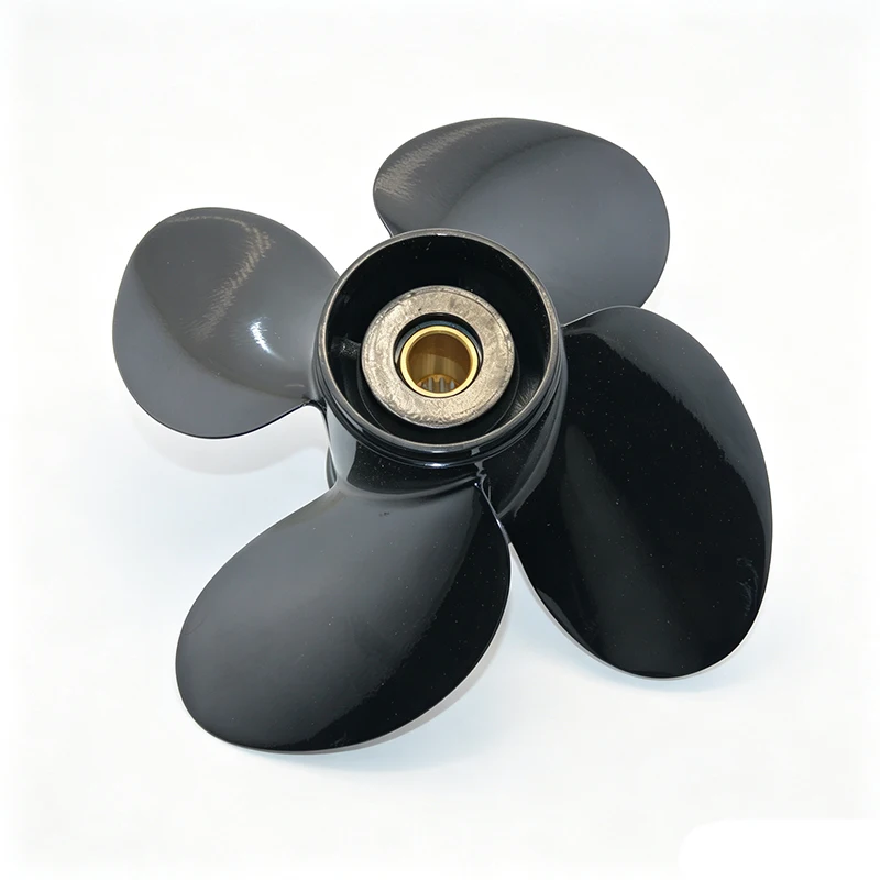 Captain Outboard Propeller 4 Blade 13 Teeth Similar to Solas Amita4 Fit Suzuki 4.25