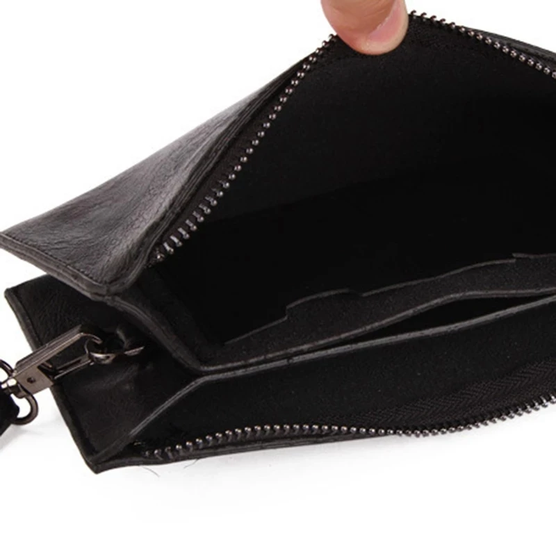 Business Leather Men Wallet Male Long PU Coin Purse Portable Cash Purses Casual Standard Male Clutch Bag