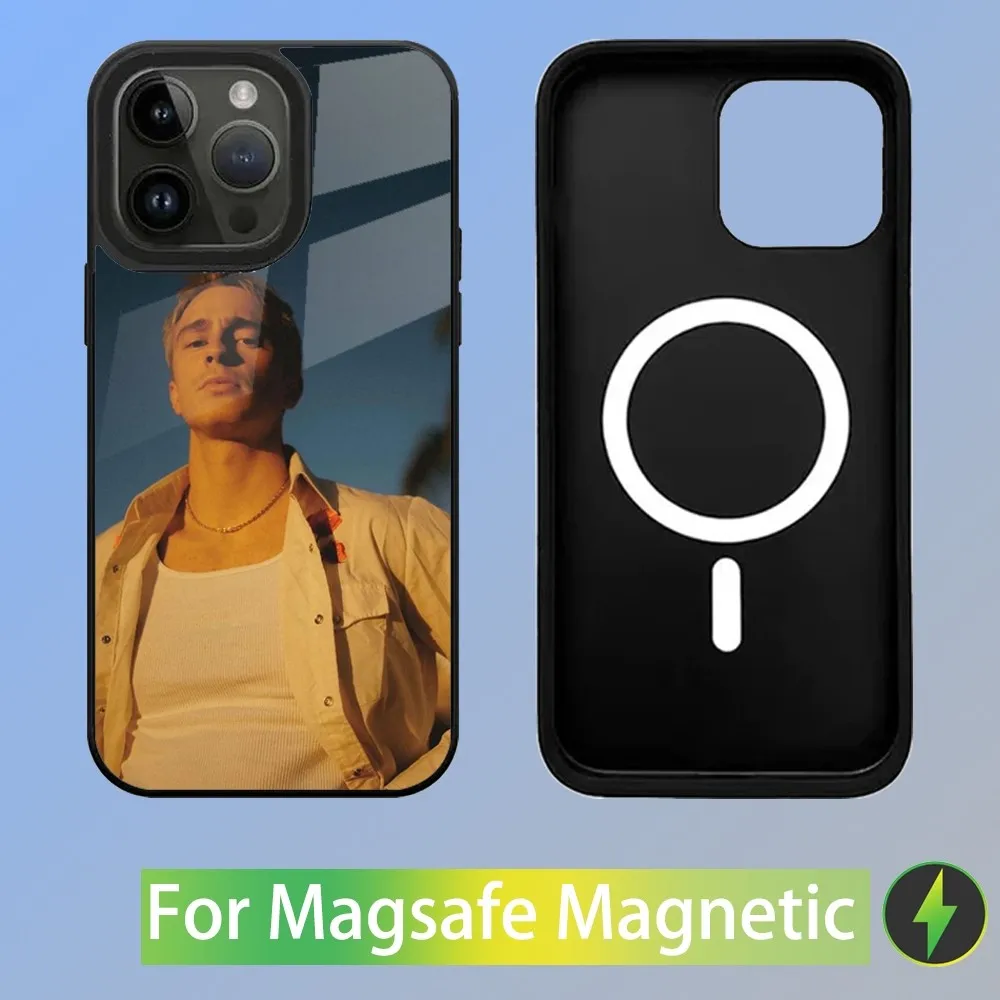 Drew Starkey American Actor Phone Case For iPhone 15,14,13,12,11,Plus,Pro,Max Mini Magsafe Magnetic Wireless Charging