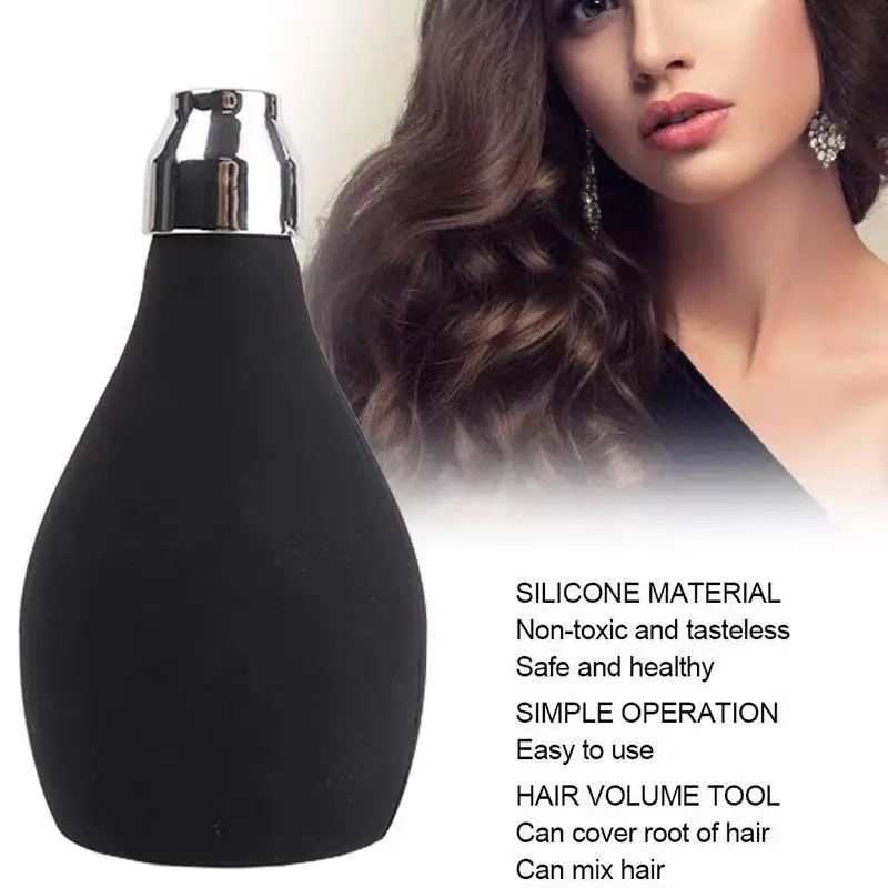 Black Dry Powder Atomizer Bottles Barber Powder Hair Fibers Spray Applicator Travel Makeup Cosmetics Sub-Bottle Container