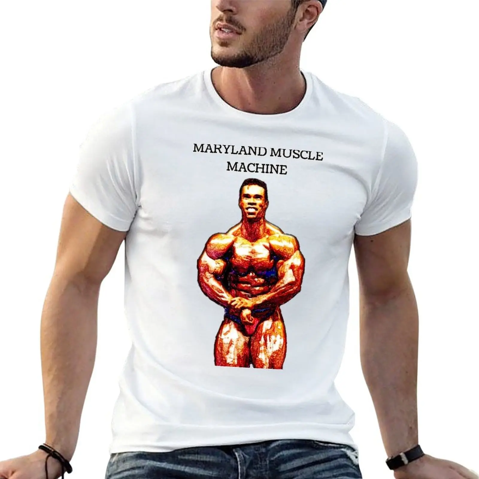 

tshirt shirts T-Shirt Muscle funny shirts funny man t t cotton Machine anime Maryland