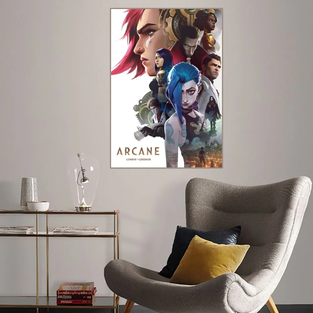 Arcane L-LOL Poster Home Room Decor Aesthetic Art Wall Painting Stickers