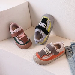 Boys Girls Casual Sneakers Breathable Anti-slip Colour Collision  Infant and Toddler Outdoor Walking Shoes