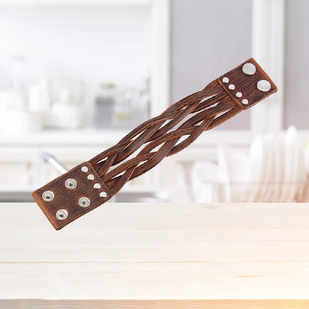 

Vintage Bracelet Handmade Cowhide Woven Wrap For Men Women Coffee Punk Style Retro Rope Chain Gift Braided Rope