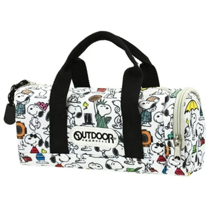 New Kawaii Snoopy Handbag Cosmetic Bag Pencil Case Stationery Storage Bag Travel Item Storage Bag Cartoon Printed Gift For Girls