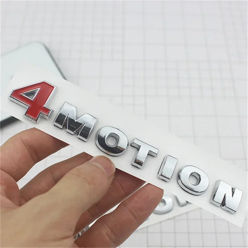 ABS Car Fender Side Emblem Tail Letters Badge Sticker Decal for Volkswagen VW 4MOTION Beetle GOLF JETTA MK4 Polo SCIROCCO TIGUAN