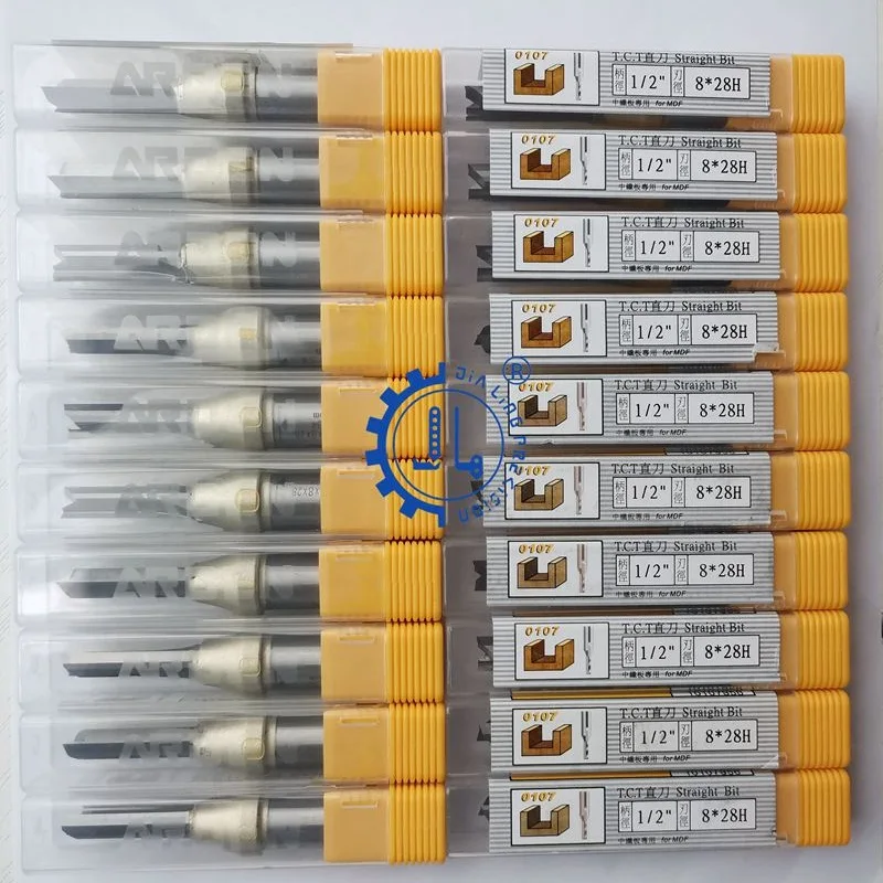 TCT Schaftfräser 2 Flöte 1/2 Schaft Gerade TCT Router Bit Hersteller China