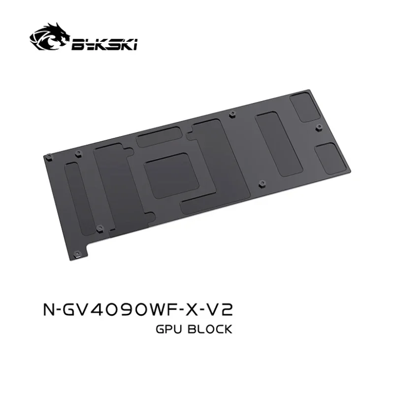 Imagem -05 - Bykski-todo o Bloco de Água da Estrutura Metálica Refrigerador para Gigabyte Rtx4090 Windforce v2 Gpu N-gv4090wf-v2 4090