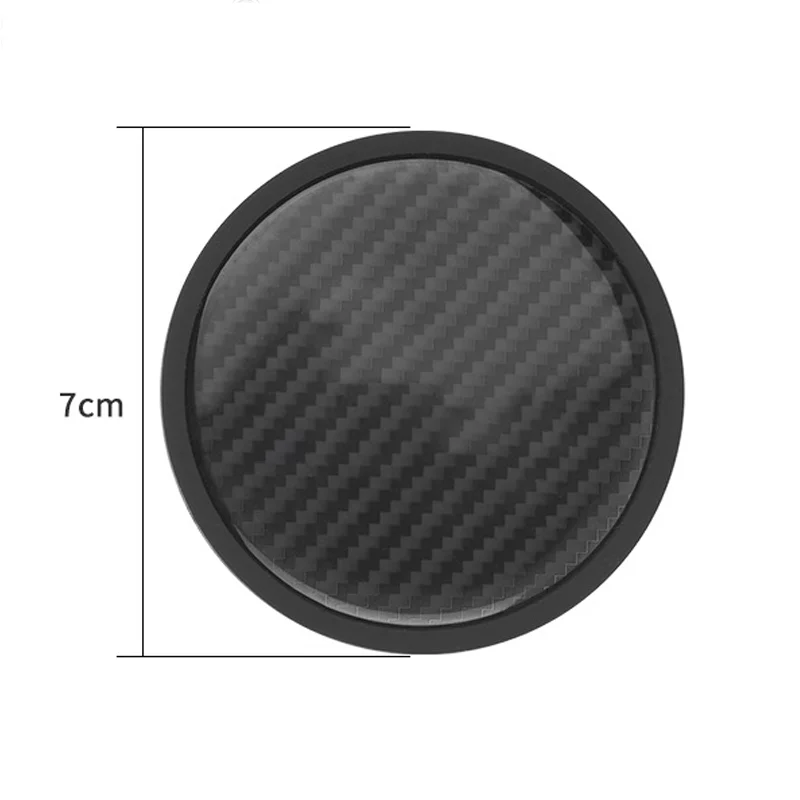 2Pc High quality Car Coaster Water Cup Slots Non-Slip Pad For Ford Fiesta C-Max Kuga Ranger Raptor KA Fusion ST Transit Edge