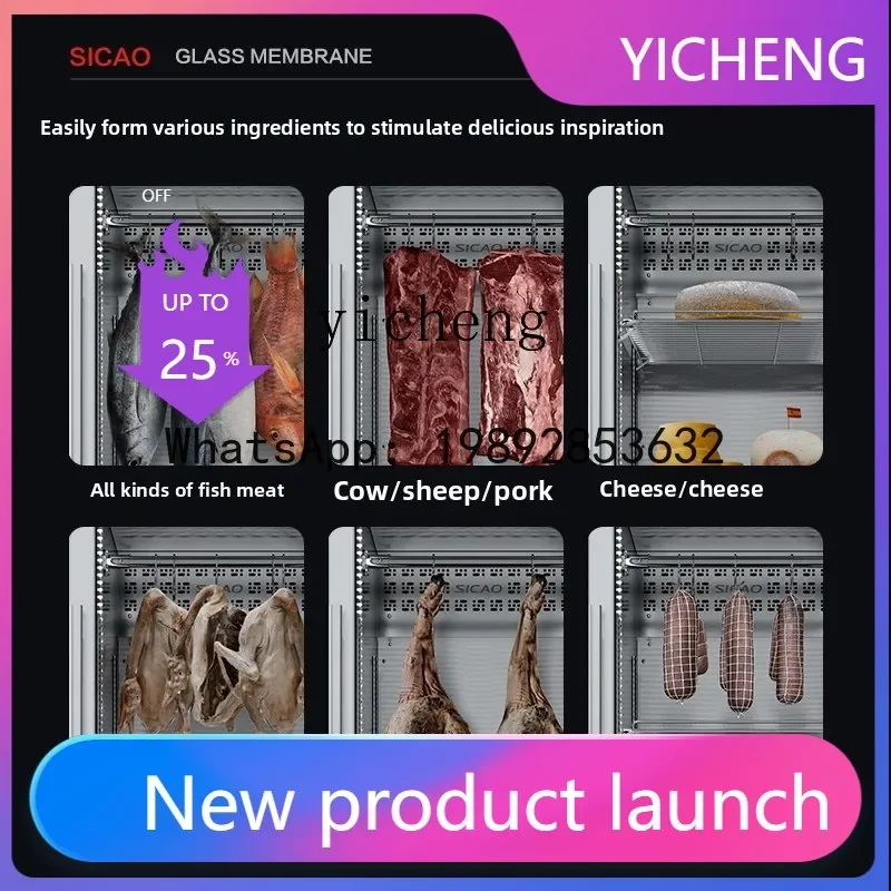 H26 Homemade Aging Cabinet Acid Discharge Household Dry Aging Steak Cabinet High-end Display Cabinet