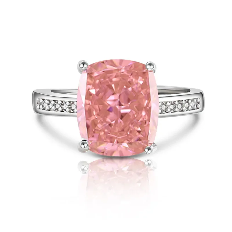 

Стерлингового Серебра 925, стильное простое кольцо с цветным цирконом в форме ледяного цветка, подарок на день рождения, годовщину, свадьбу