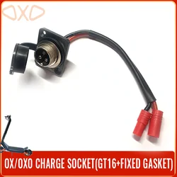 Original Charge Socket GX16 3 pin for OX OXO Electric Scooter HERO SUPER ECO+