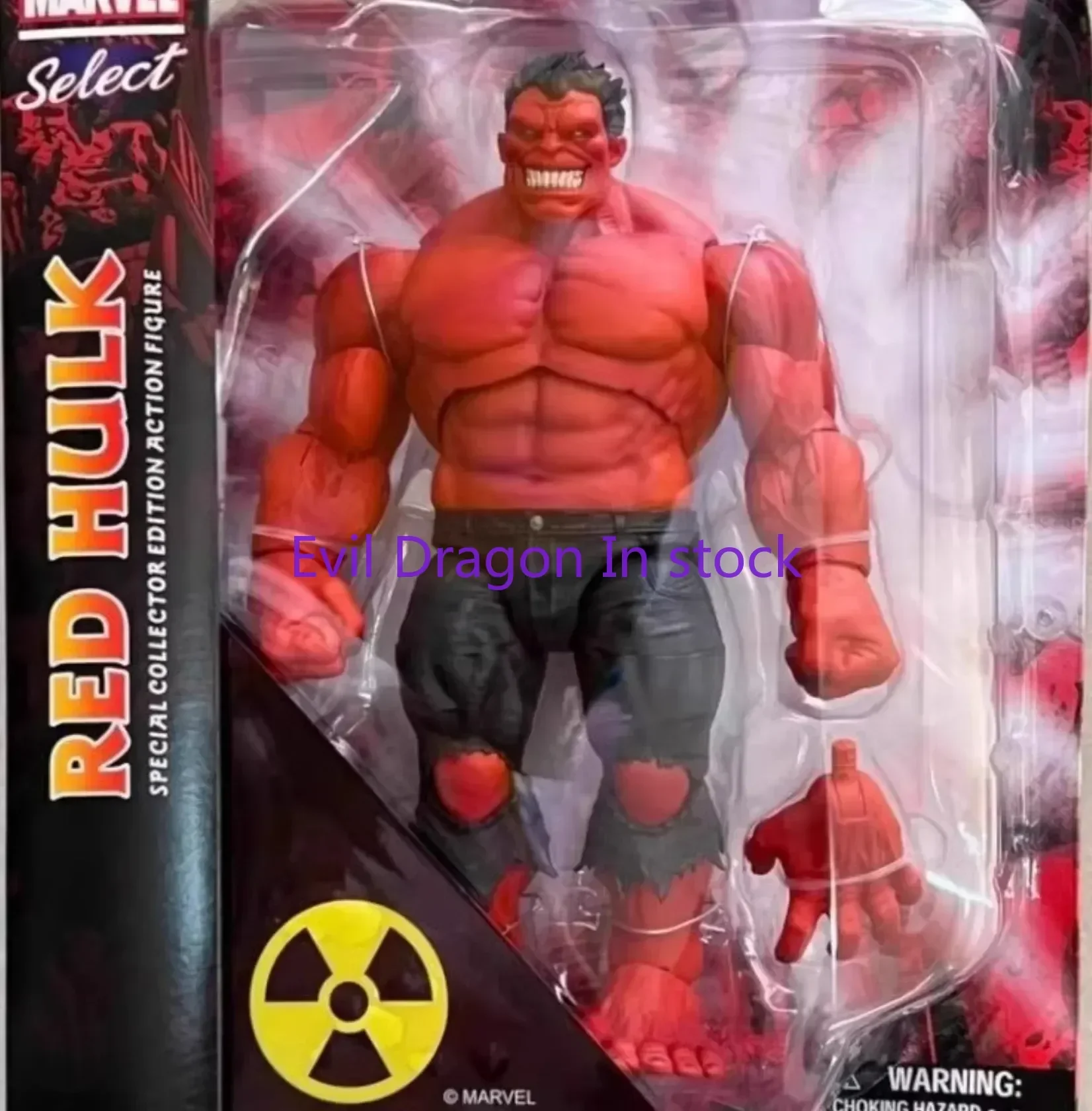 

In Stock Dst Marvel Iron Man Red Hulk Red Hulk 9 Inch Action Figure Toy Collectible Gift