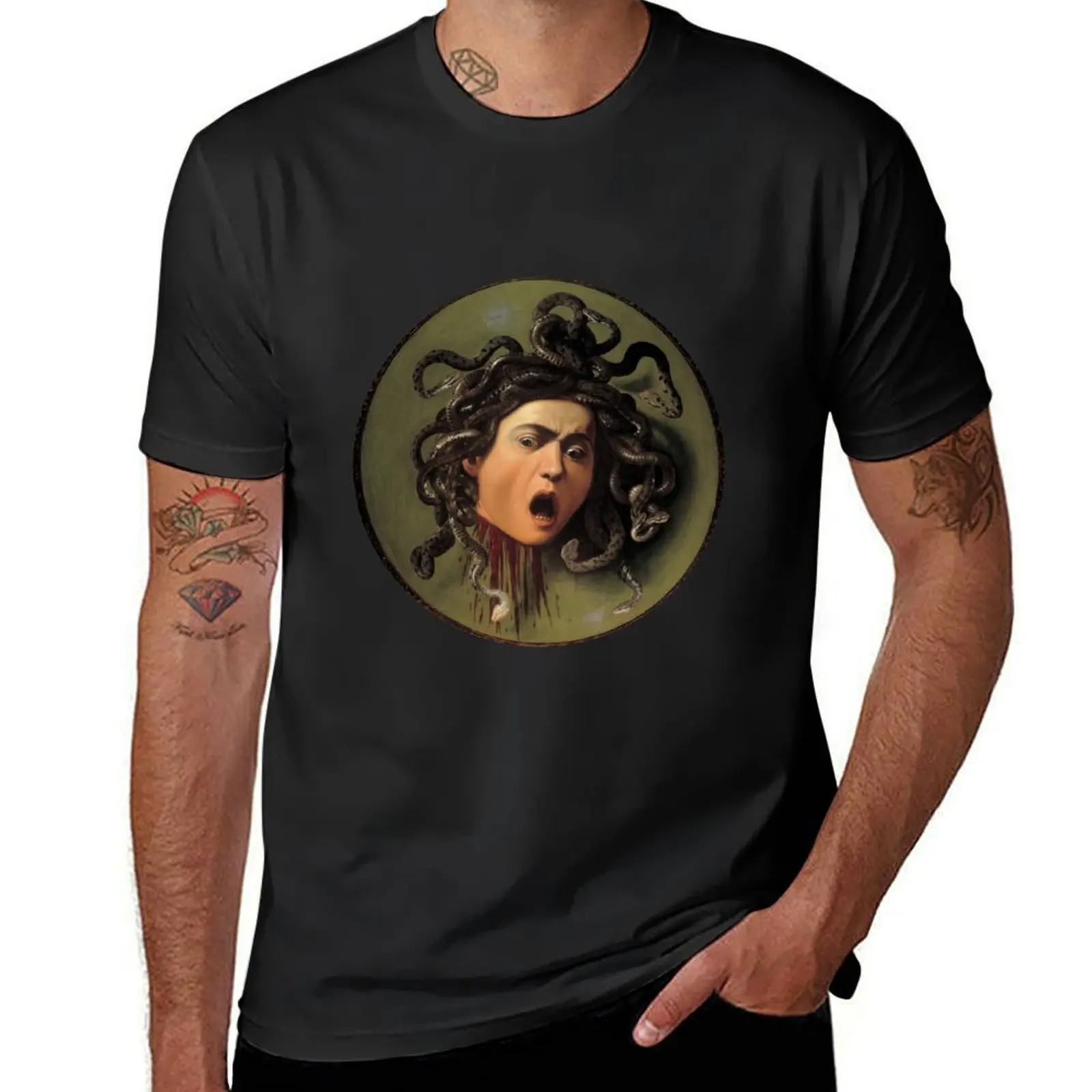 Medusa T-Shirt for a boy sports fans tshirts for men