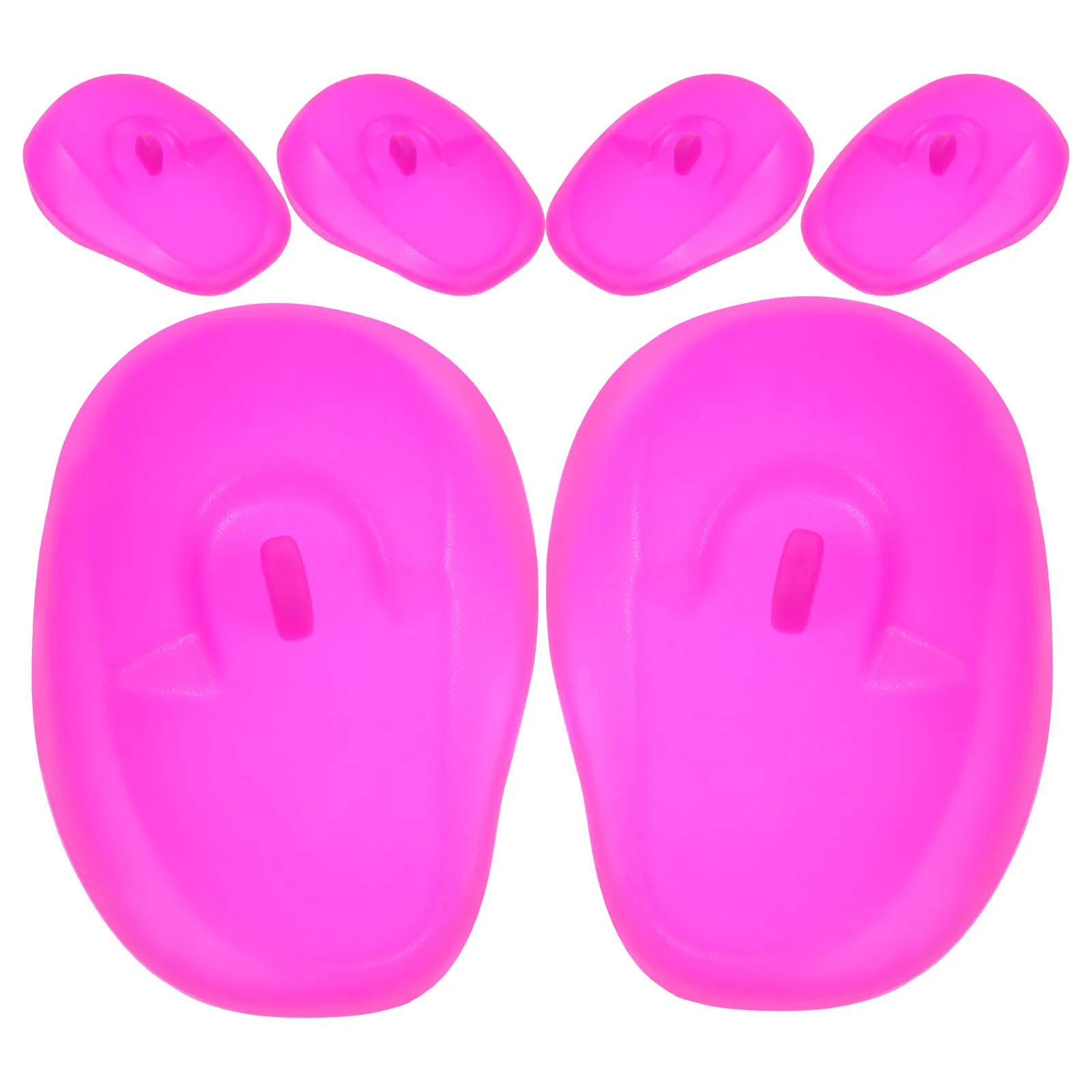 

6Pcs Silicone Hair Dyeing Ear Covers Hairdressing Ear Protectors Hair Coloring Clips Salon Beauty Hairdressing Earmuffs