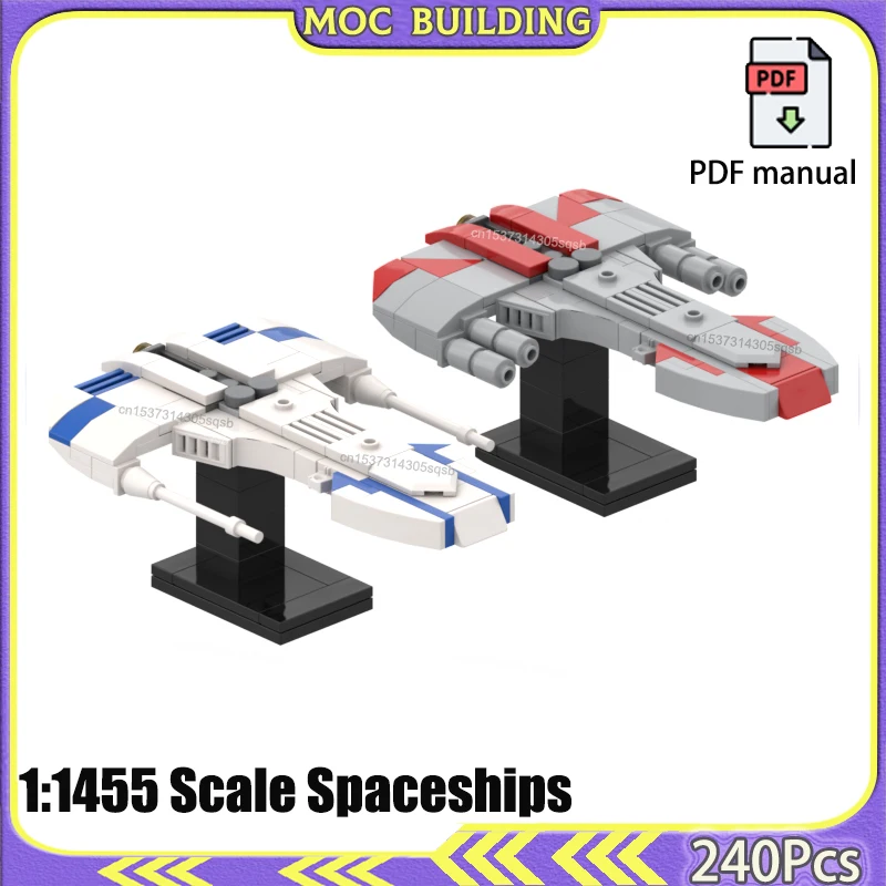 

1:1455 Scales Spaceships Display Models MOC Building Blocks Assembly Bricks Space Movie Construction Toys Gift Birthday Present