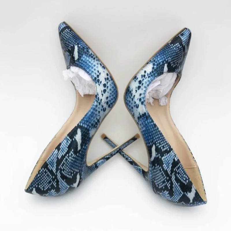 

Yuejinlong Sexy Snakeskin Print High Heels Pointed Toe Stiletto Pumps Fashion Python Single Shoes Party Office Heels New 2026