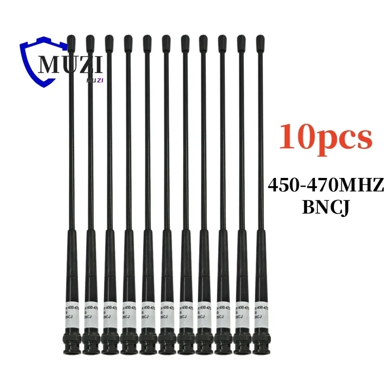 10PCS Whip Antenna 450-470MHZ BNC Port 4dbi For Sokk-ia For Top-con For South Trimble All Brands Surveying GPS RTK Total Station