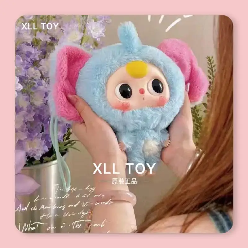 In Stock Baby Three Big Head Baby Zipper Bag Series Blind Box Trendy Play Mystery Box Desktop Ornament Kids Toys Halloween Gifts