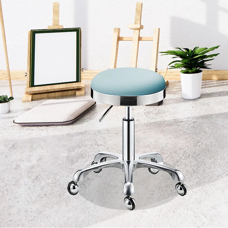 Bar Stool Lifting Beauty Salon Round  Leisure Rotating Experimental Stool Simple Wholesale Household High Stool