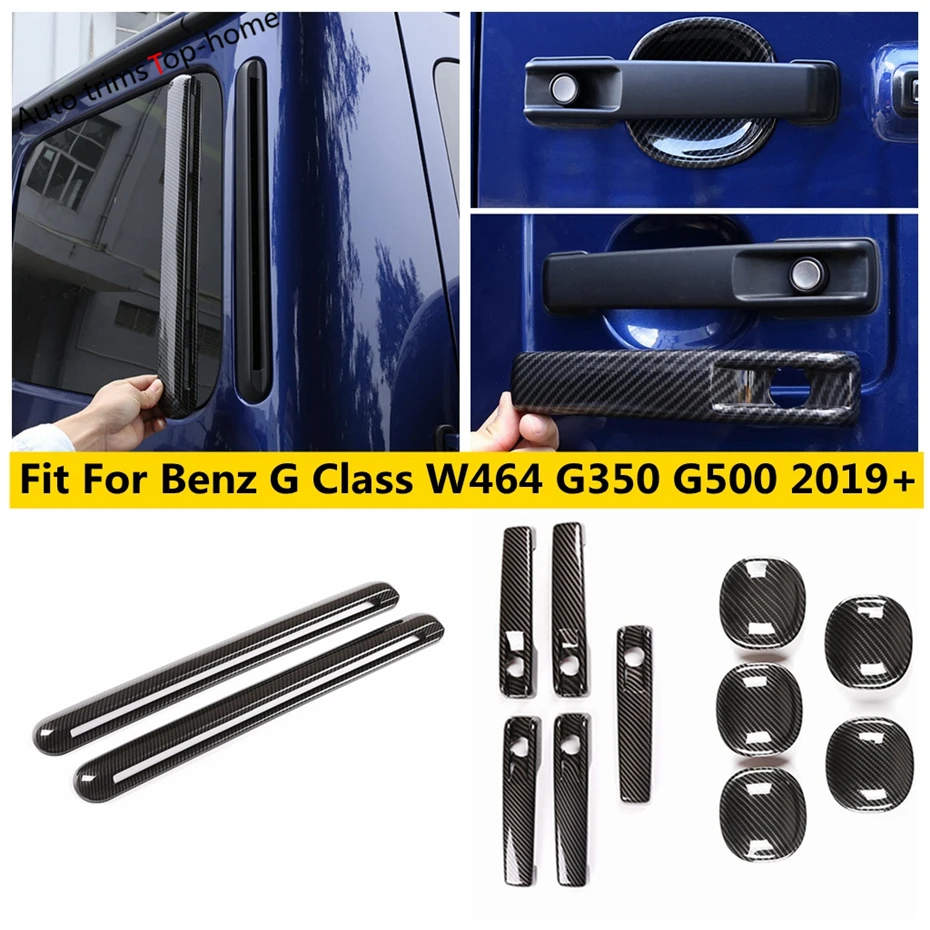 

Car Rear Window Side Spoiler Door Handle Bowl Cover Trim ABS Accessories For Mercedes-Benz G Class W464 G350 G500 2019 - 2021