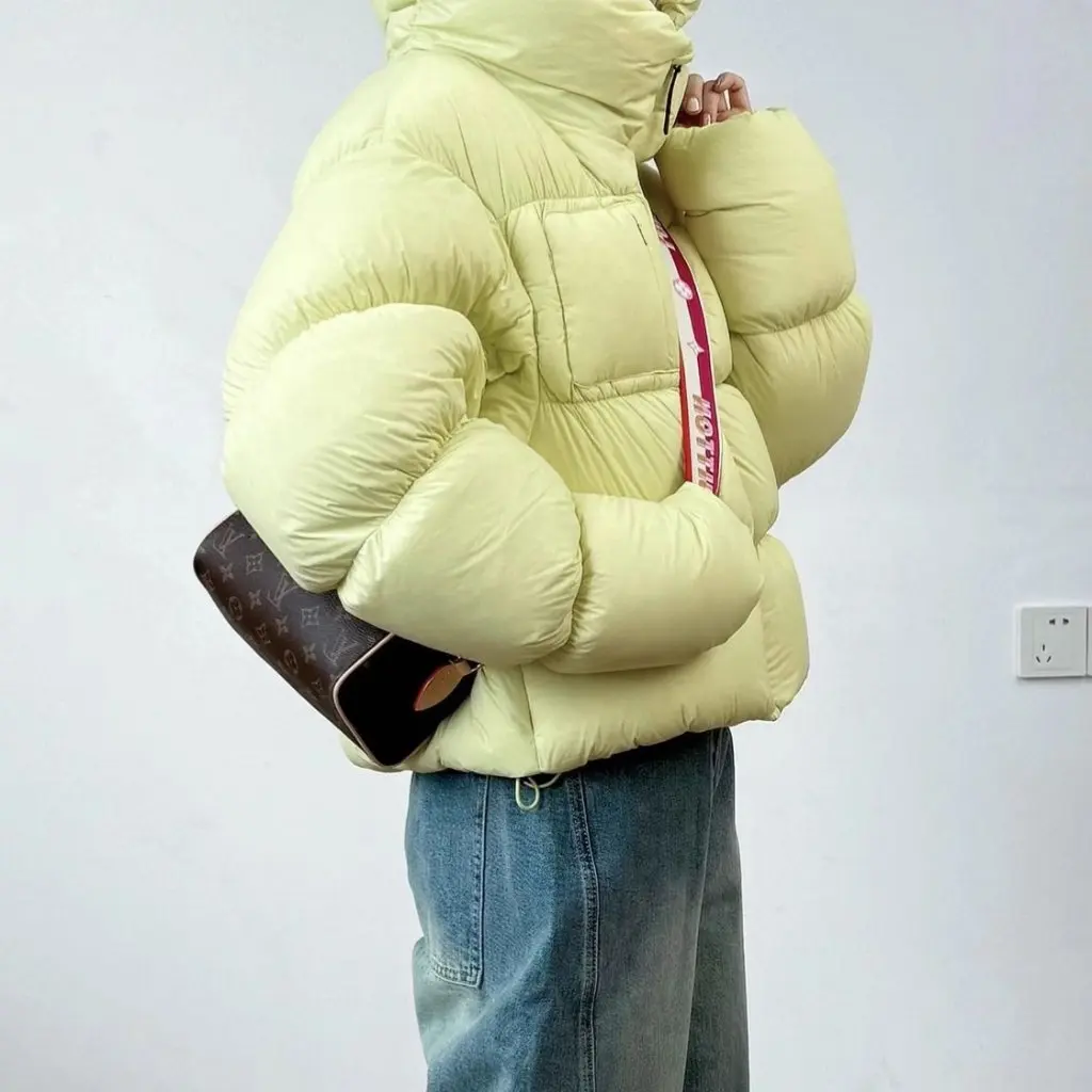 

Women's Autumn Winter Warm Cotton-Padded Jacket Korean Style Casual Thickened Bread Outwear High-End Fashionable Small Size