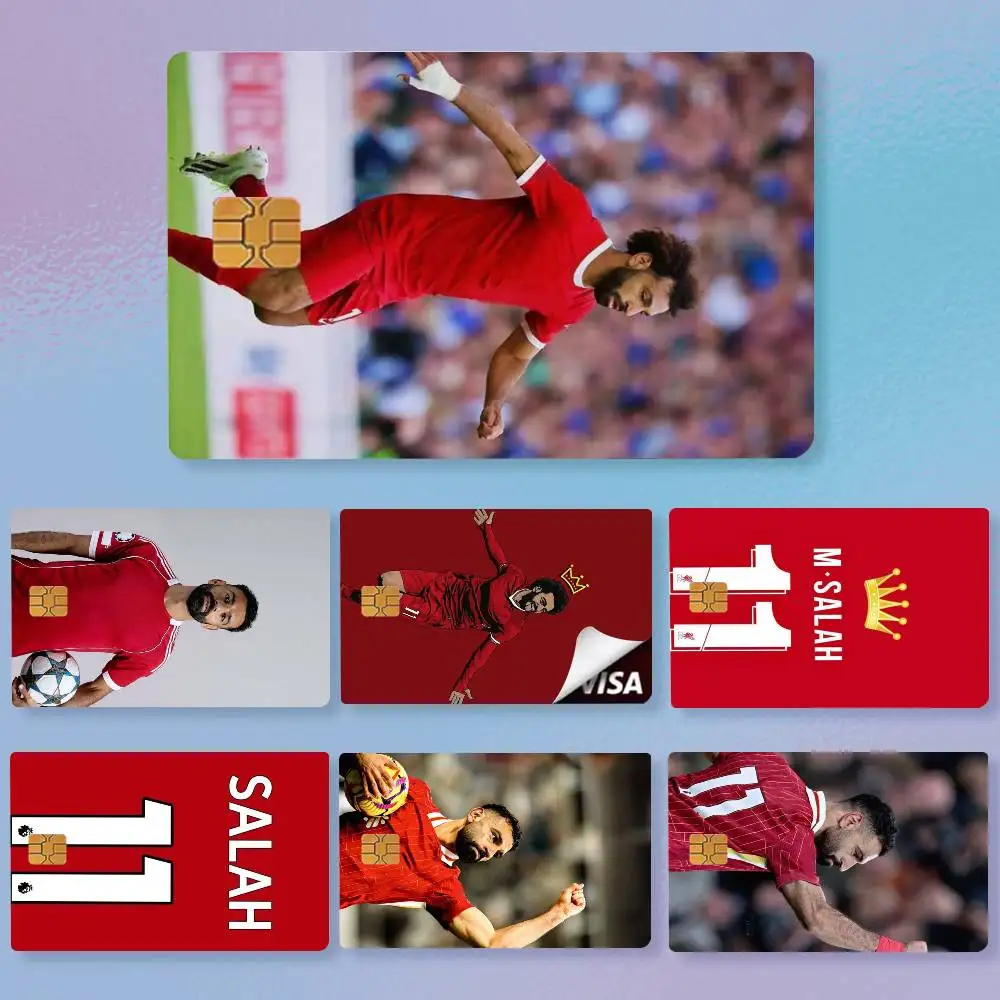 M-Mohamed Salah 11 Liverpool Football  Credit Card HD Stickers Premium matte film effectively prevents fingerprints and daily .
