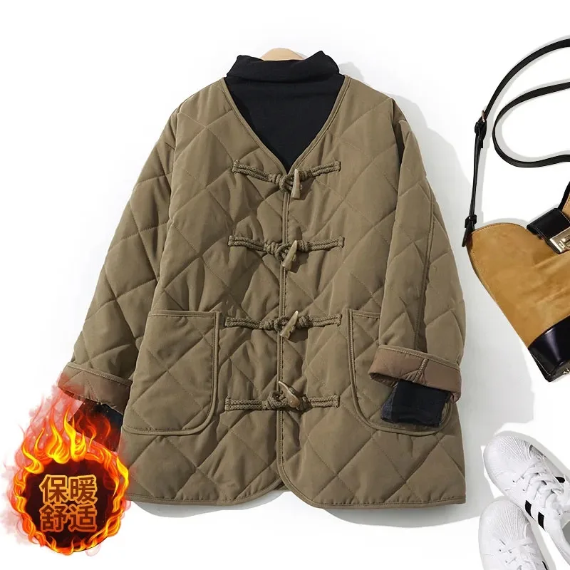 2025 Female Light Thin Parkas Outwear Autumn Winter Ladies Short Down Cotton Coat Korean Women Long Sleeves Cotton Padded Jacket