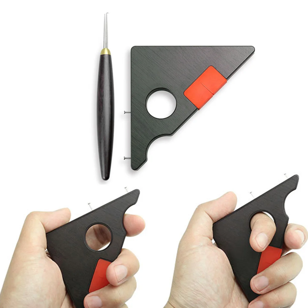 

1Set Fishing Line Knot Tying Tool Set Adjustable Magnetic Ruler Fish Hook Interval Measure Portable Fishing Line Knotter