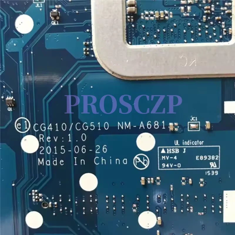 

For Lenovo Ideapad 100-15IBD B50-50 Laptop Motherboard NM-A681 With i3-5005U i5-5200U i7-5500U 3205U CPU 0GB/2GB-RAM 100% Tested