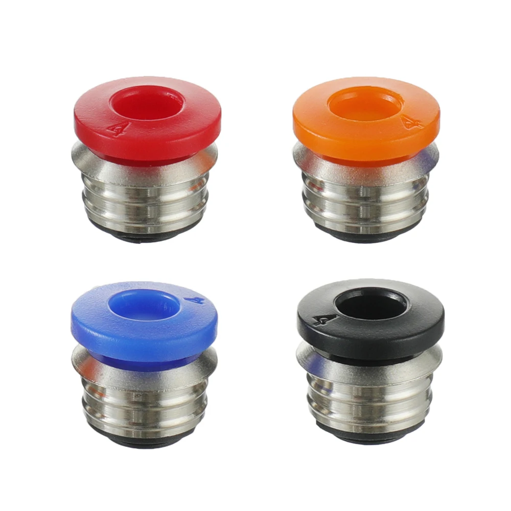 Xcr3d 4/8 peças de impressora 3d, conectores de acessórios pneumáticos 2*4 tubo ptfe bowden plugue rápido 1.75mm filamento hotend extrusora kit