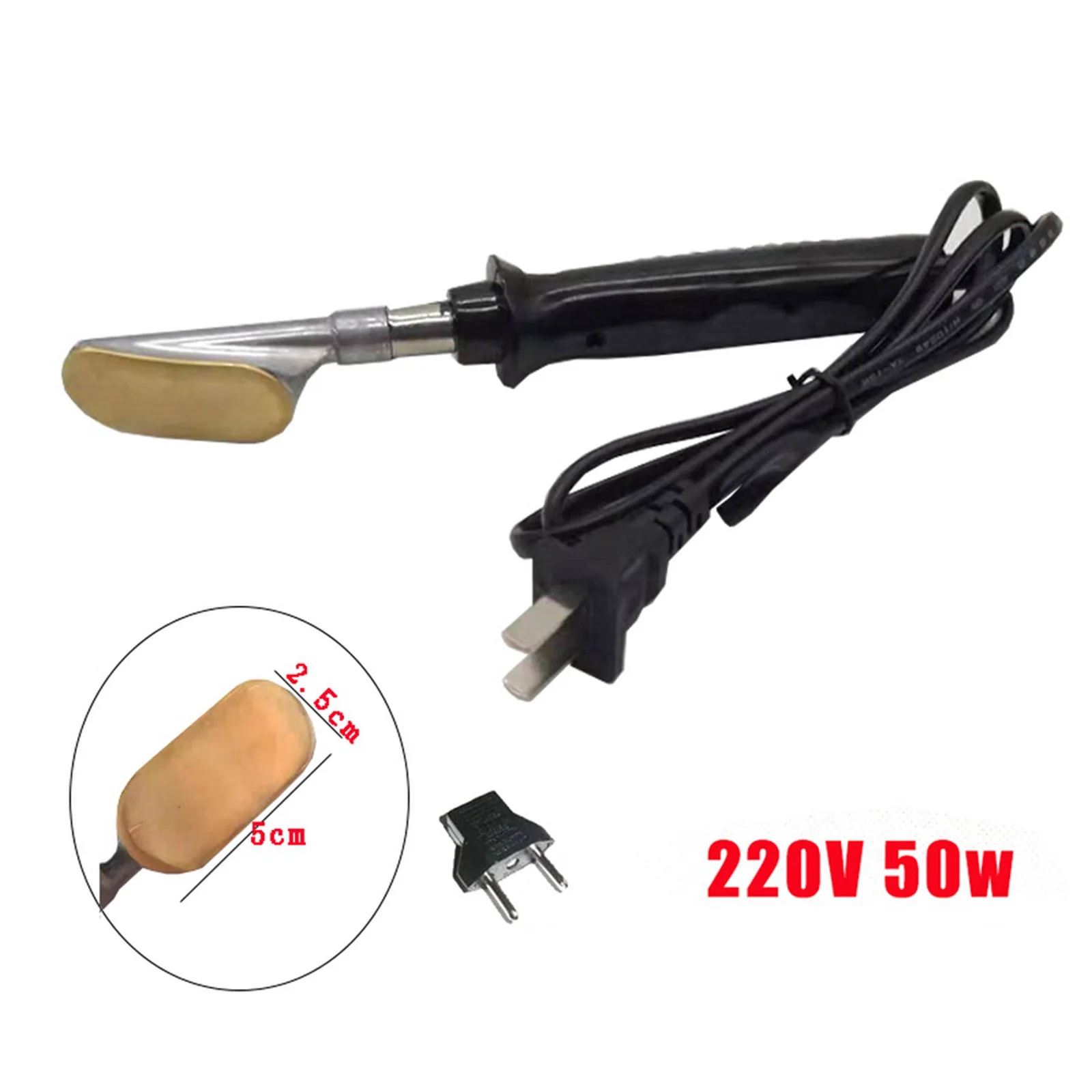 220V Electric Soldering Iron 20 Rods Plastic Welding Machine Smoothing Tool Plastic Crack Repair Spatula For Car Bumper Repair